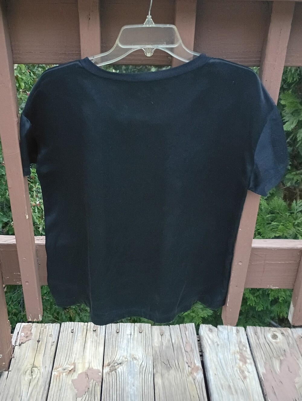 Quince Silk Short-Sleeve Blouse sz M - Picture 2 of 8